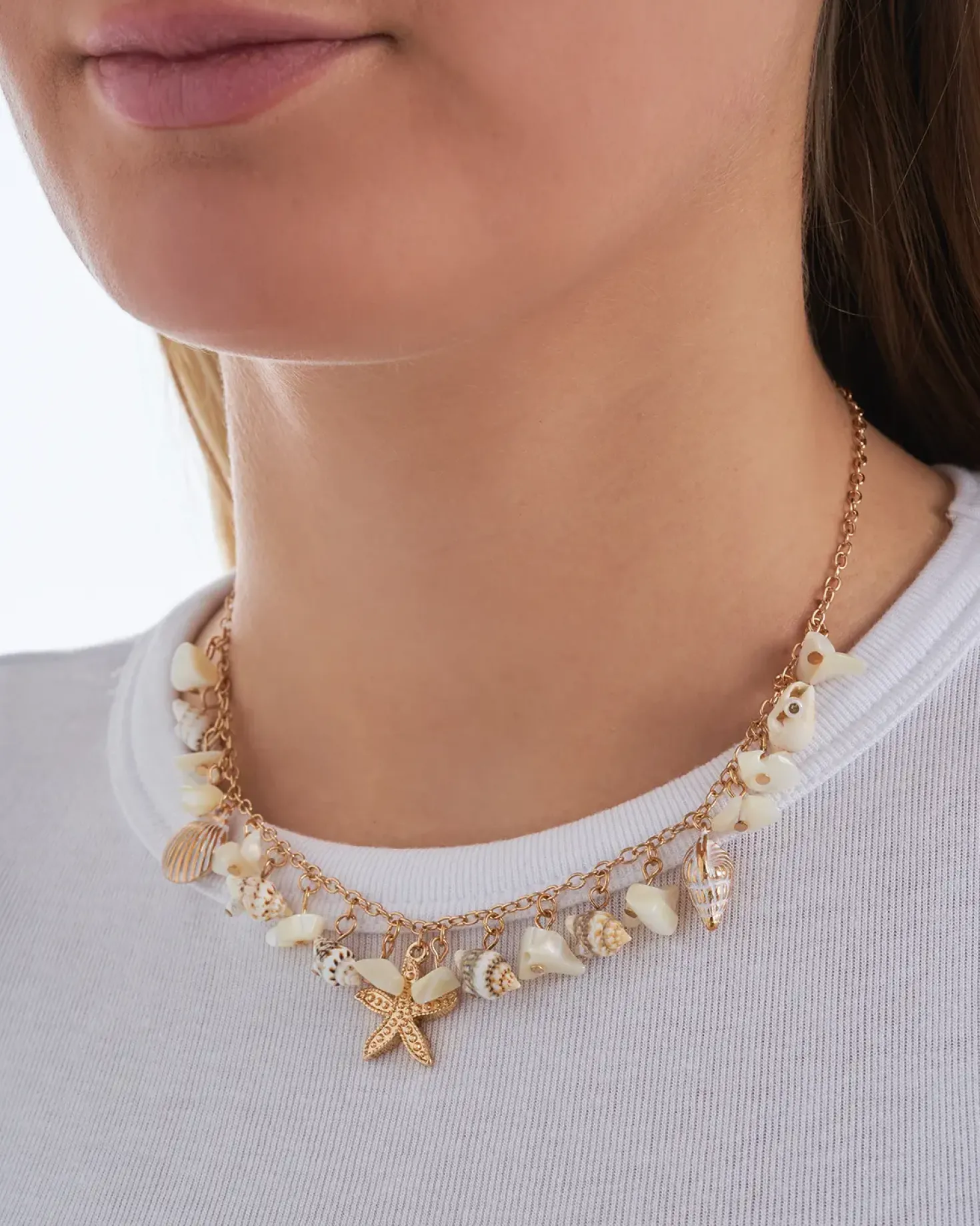 Collier - Golden Shells