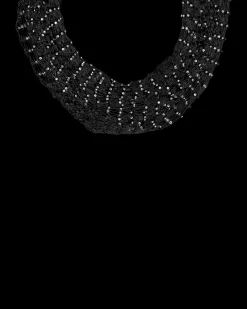 Collier - Hematite Mesh