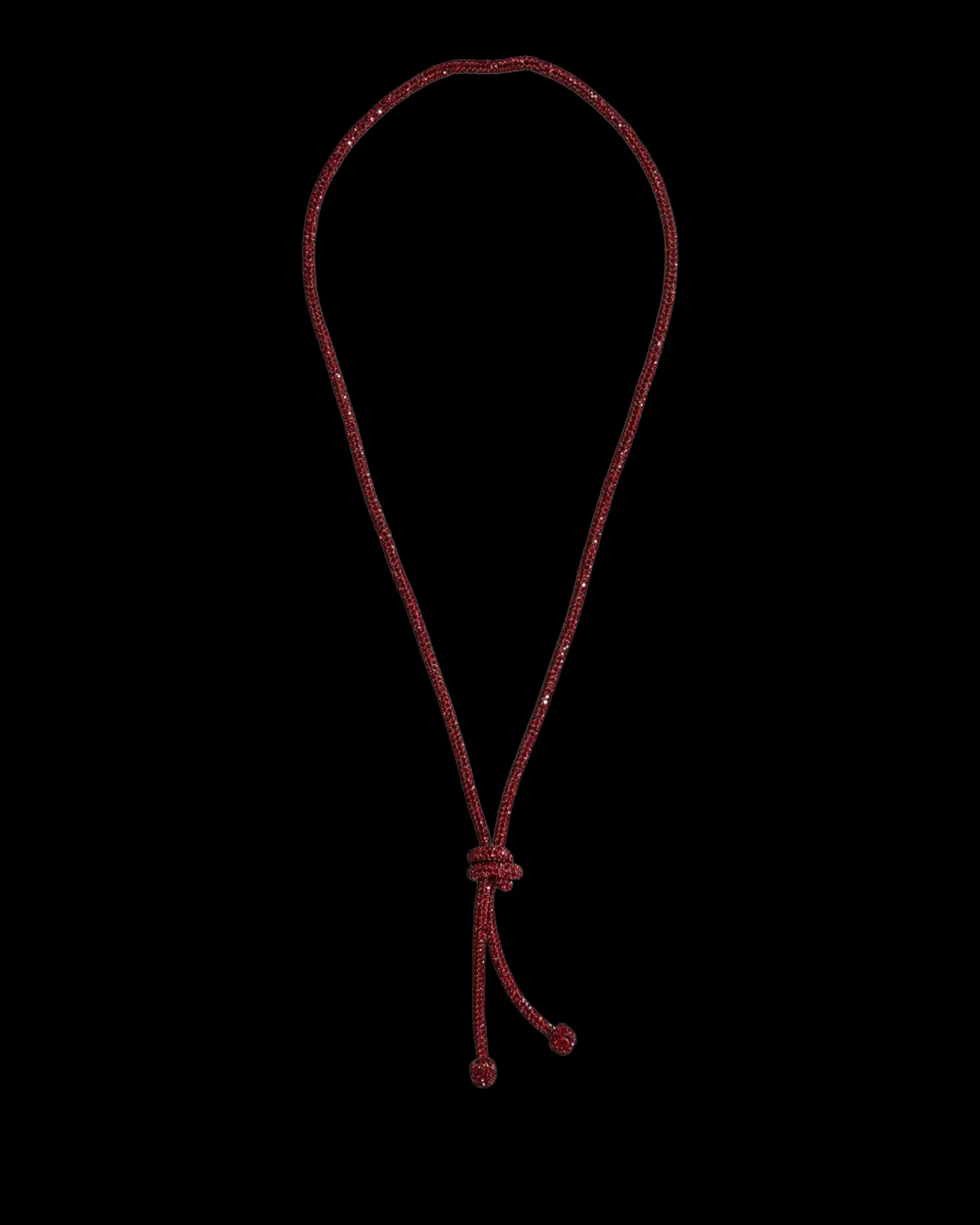 Collier - Knotted Red