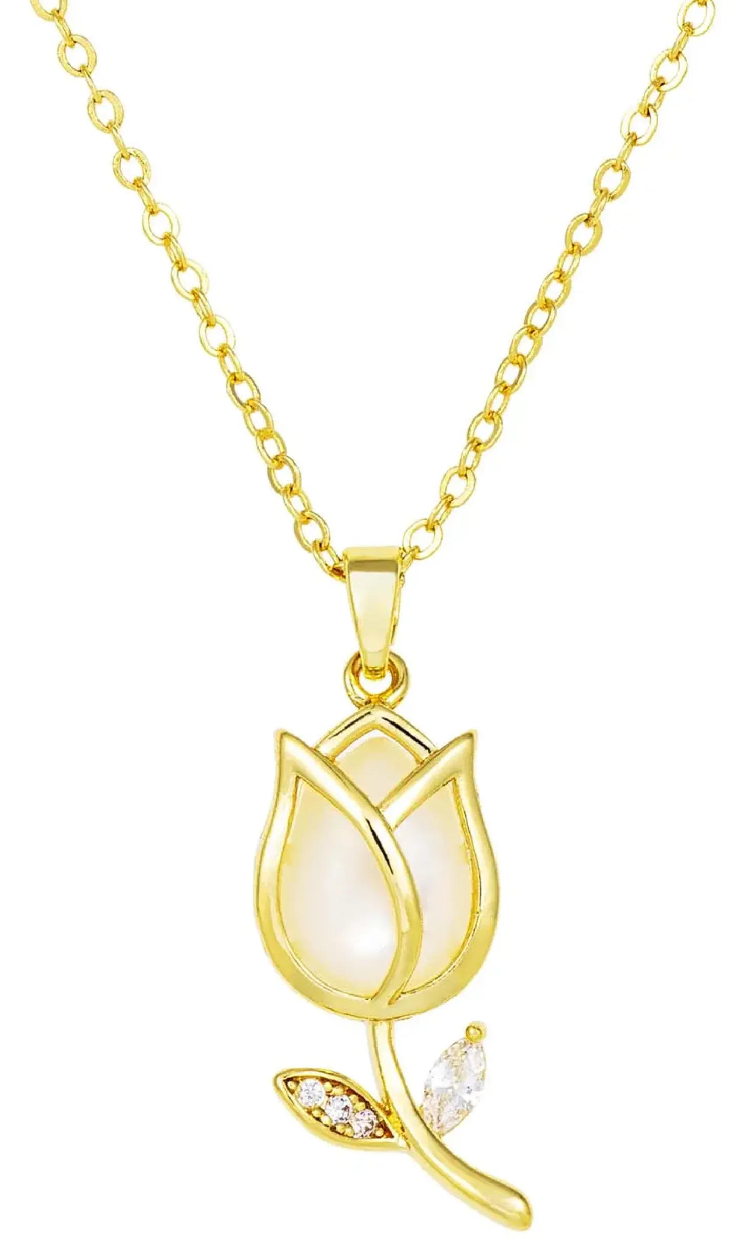 Collier - Pearl Tulip