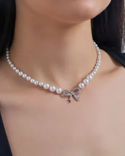 Collier - Pearly Bow