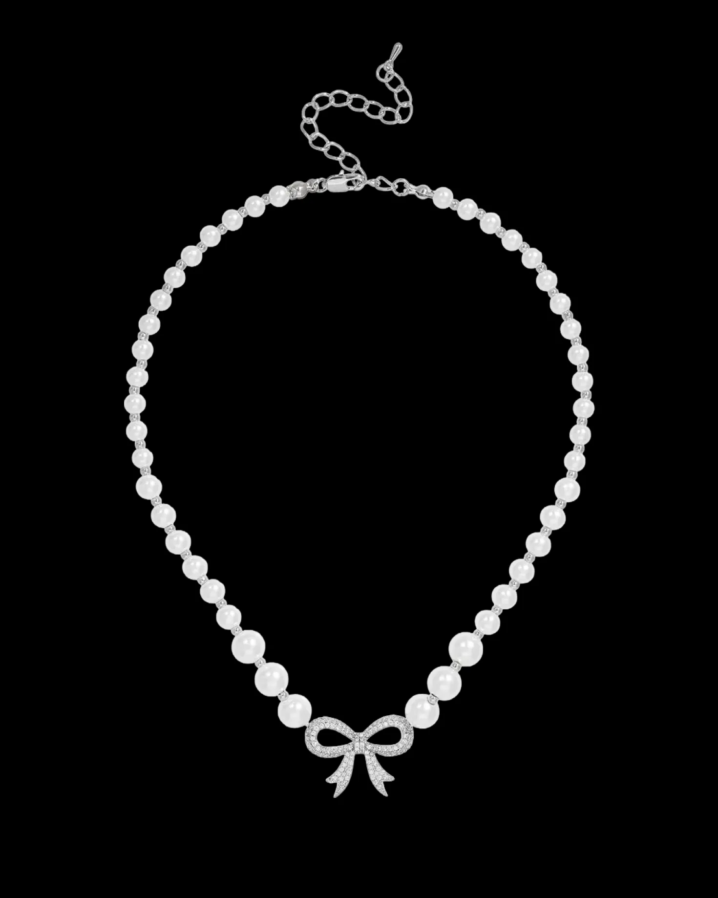 Collier - Pearly Bow