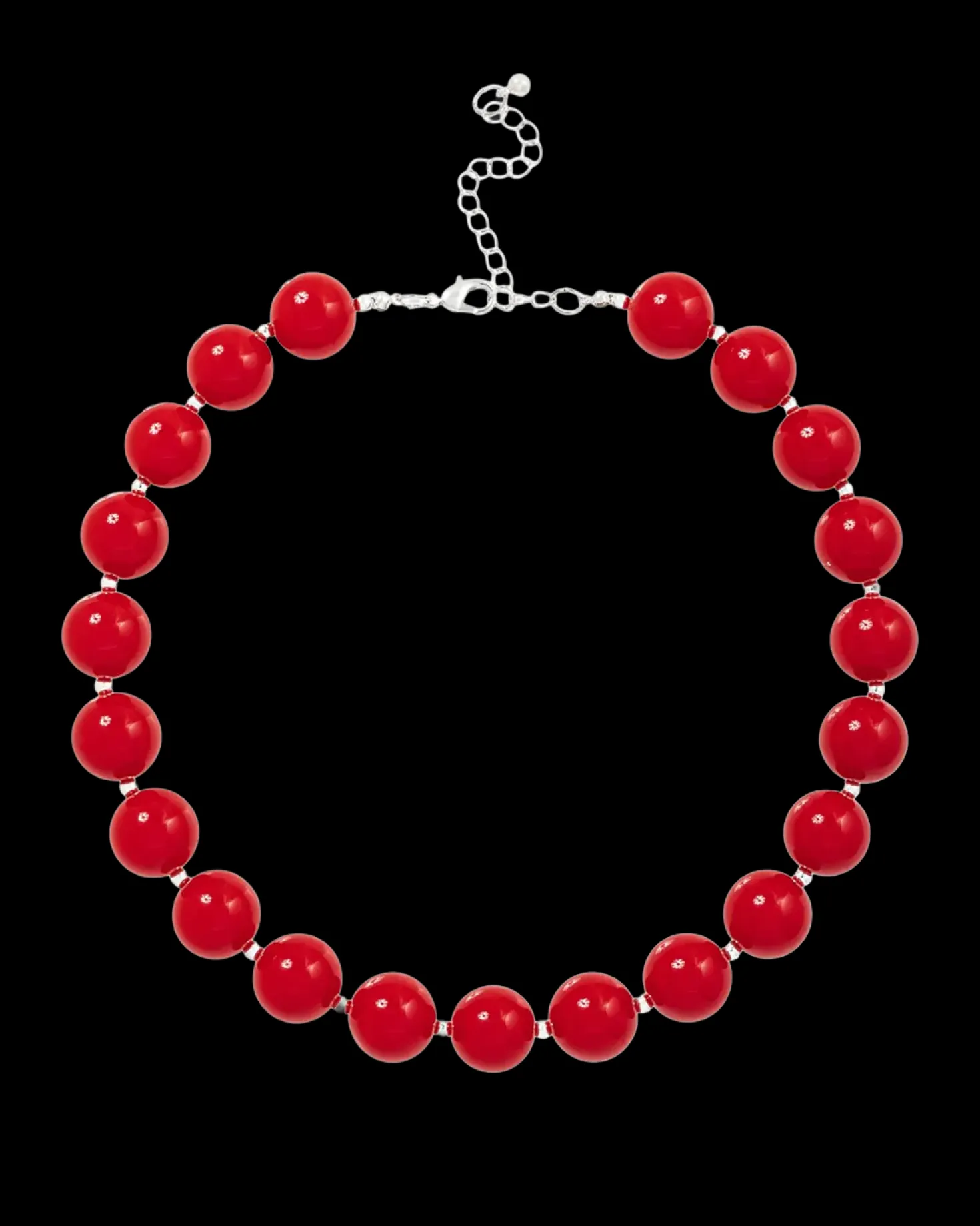 Collier - Red Sphere