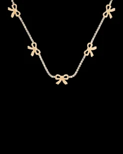 Collier - Rhinestone Bows