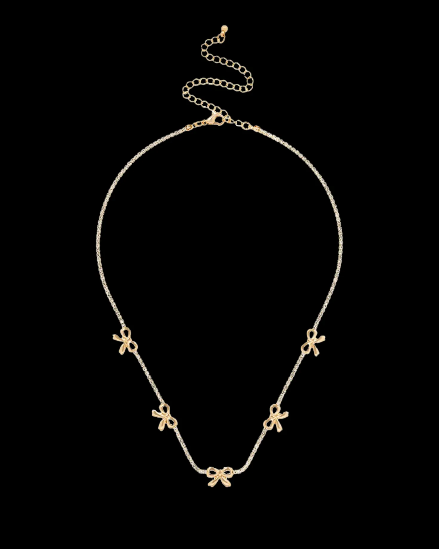 Collier - Rhinestone Bows