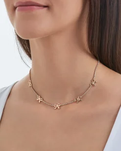 Collier - Rhinestone Bows