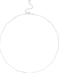 Collier - Rhodium Pearls