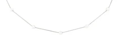 Collier - Rhodium Pearls