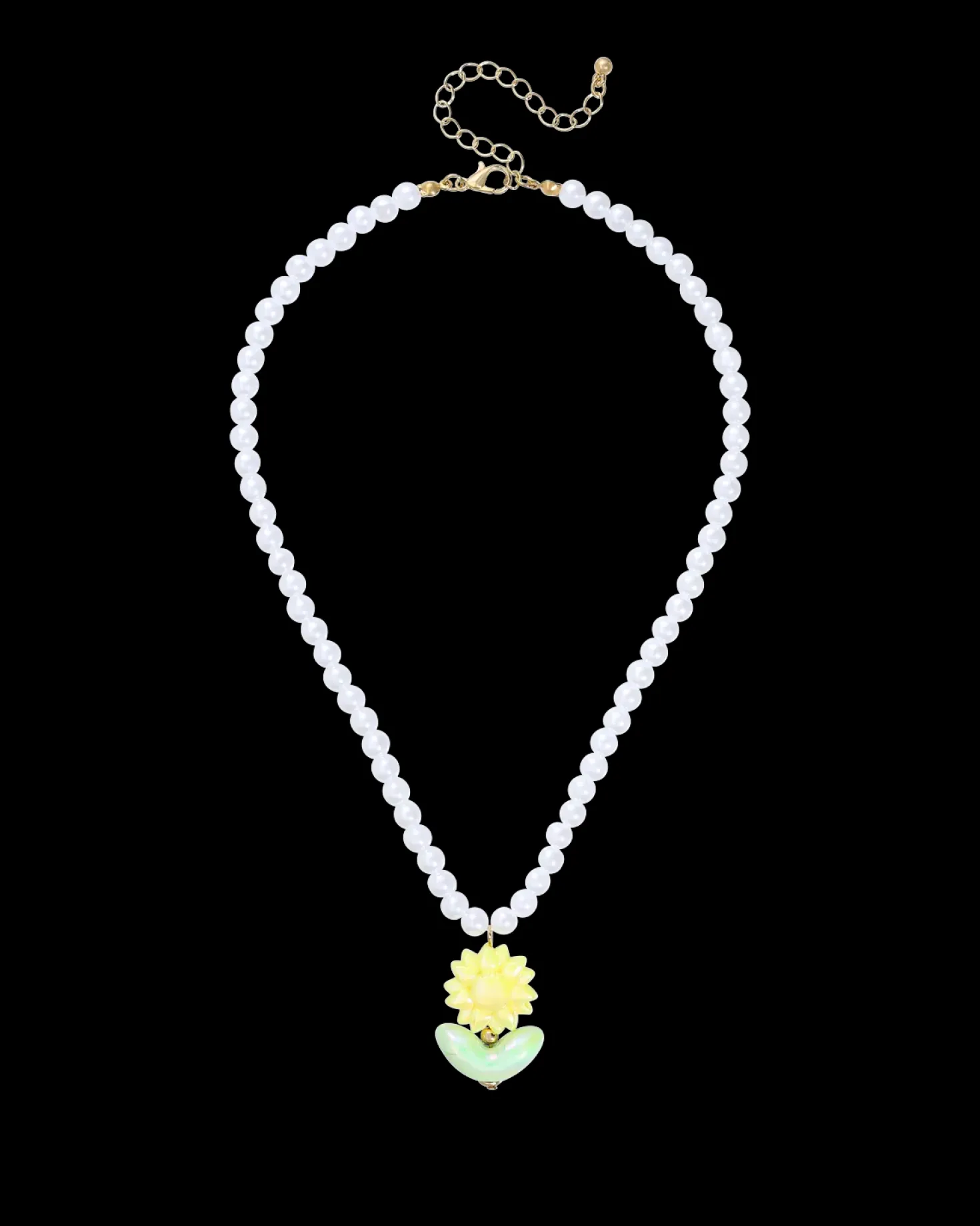 Collier - Yellow Flower