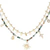 Collier multirangs - Agate Stars