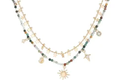 Collier multirangs - Agate Stars