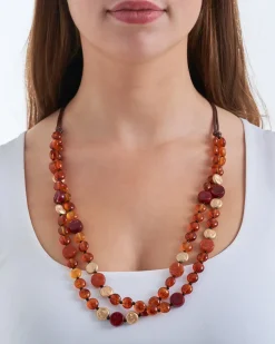 Collier multirangs - Autumn Layers