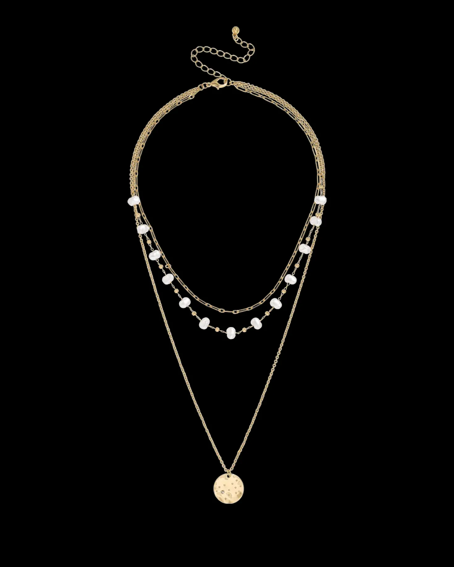 Collier multirangs - Beach Pearls
