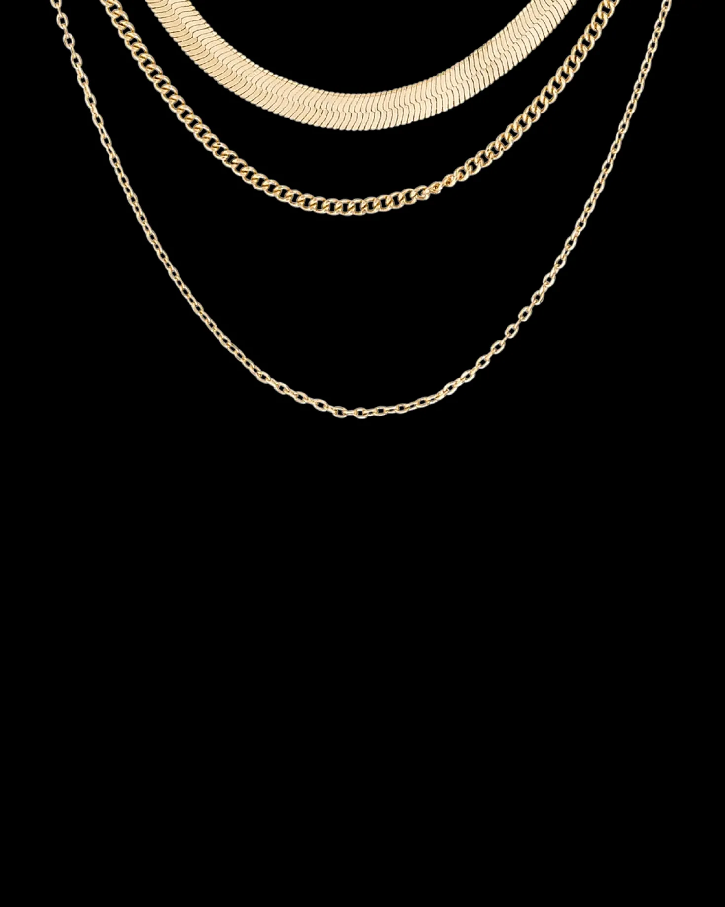 Collier multi-rangs - Beautiful Gold