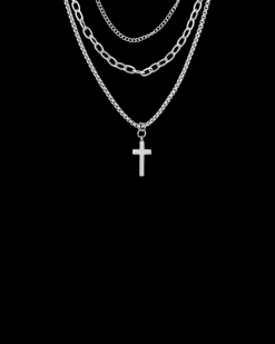 Collier multirangs - Bold Cross