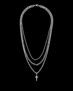 Collier multirangs - Bold Cross