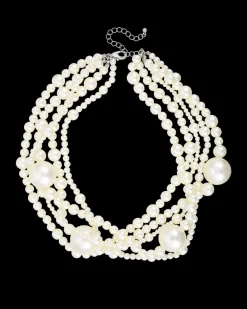 Collier multirangs - Chunky Pearls