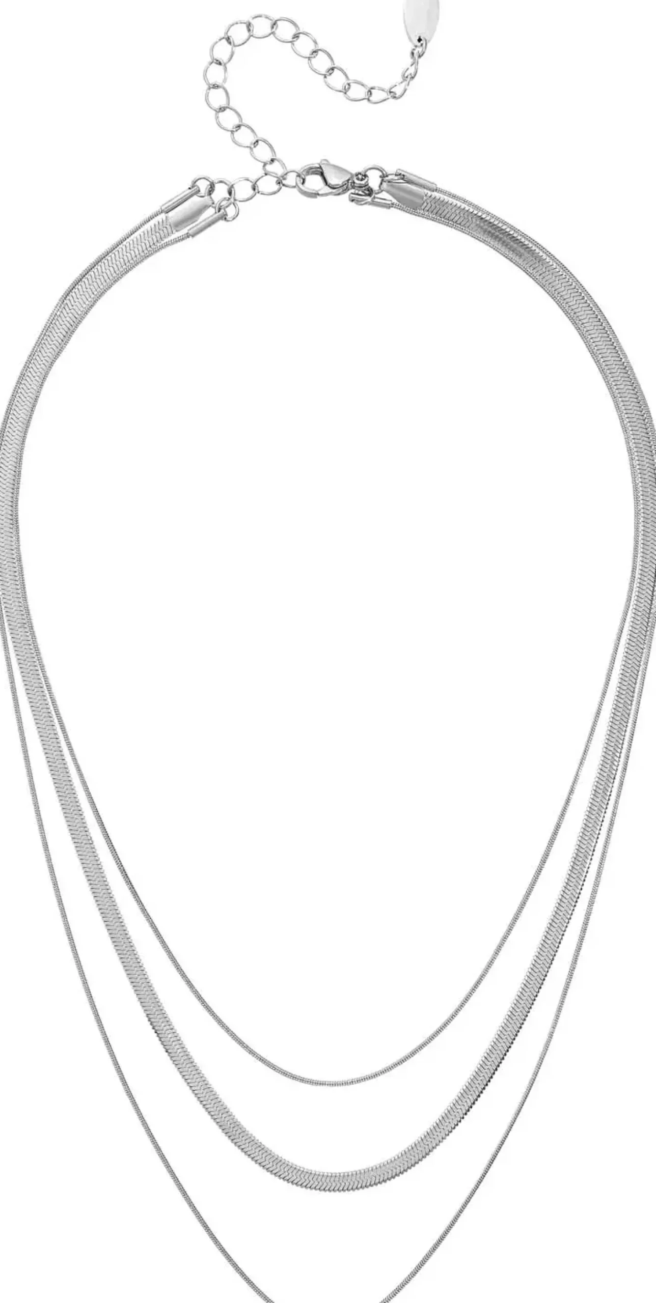 Collier multirangs - Classic Steel