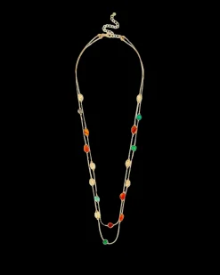 Collier multirangs - Colorful Agate