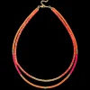 Collier multirangs - Coral Shine