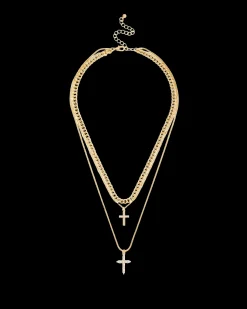 Collier multirangs - Double Cross