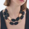 Collier multirangs - Elegant Black
