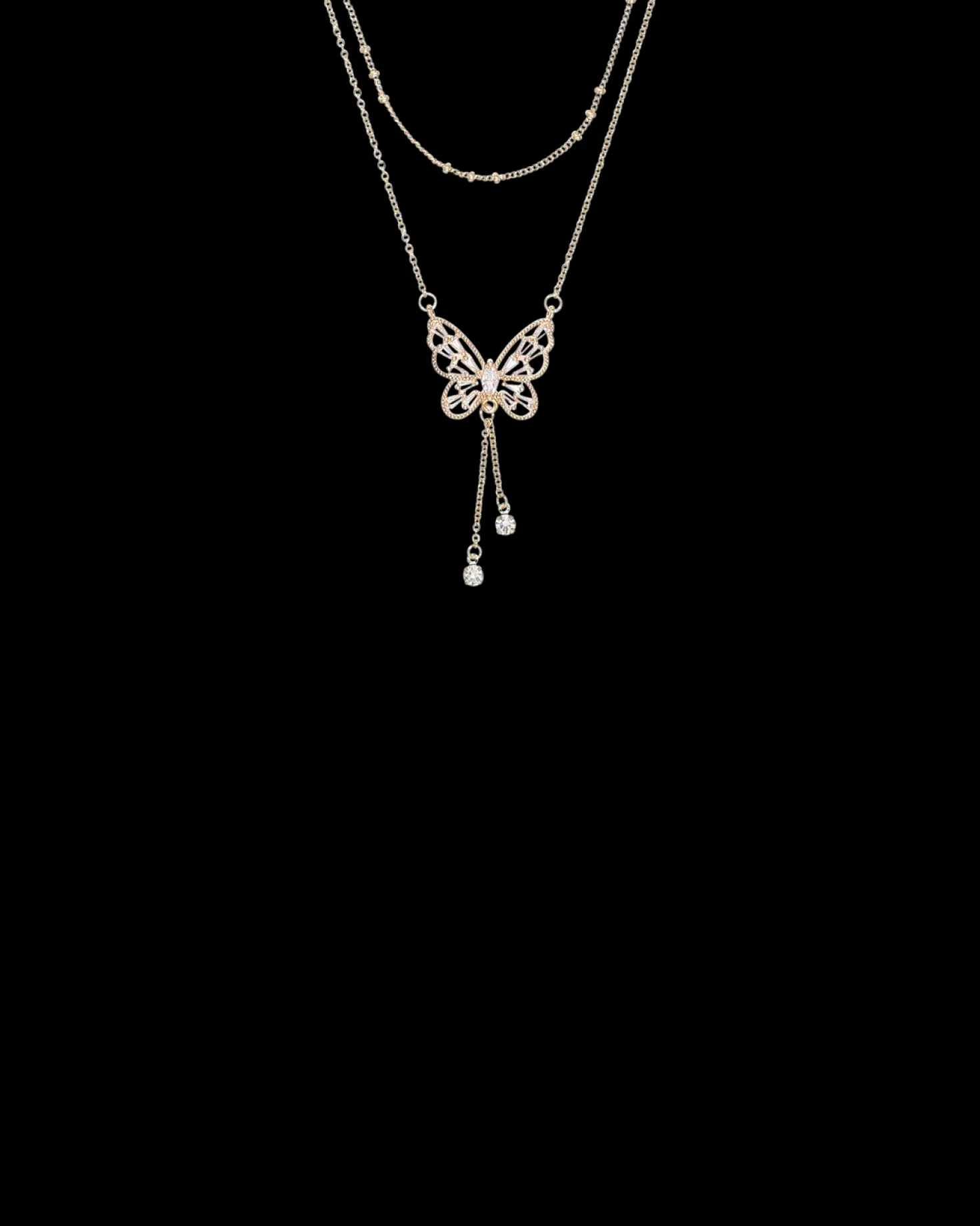 Collier multi-rangs - Elegant Sparkle