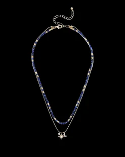 Collier multirangs - Fine Blue