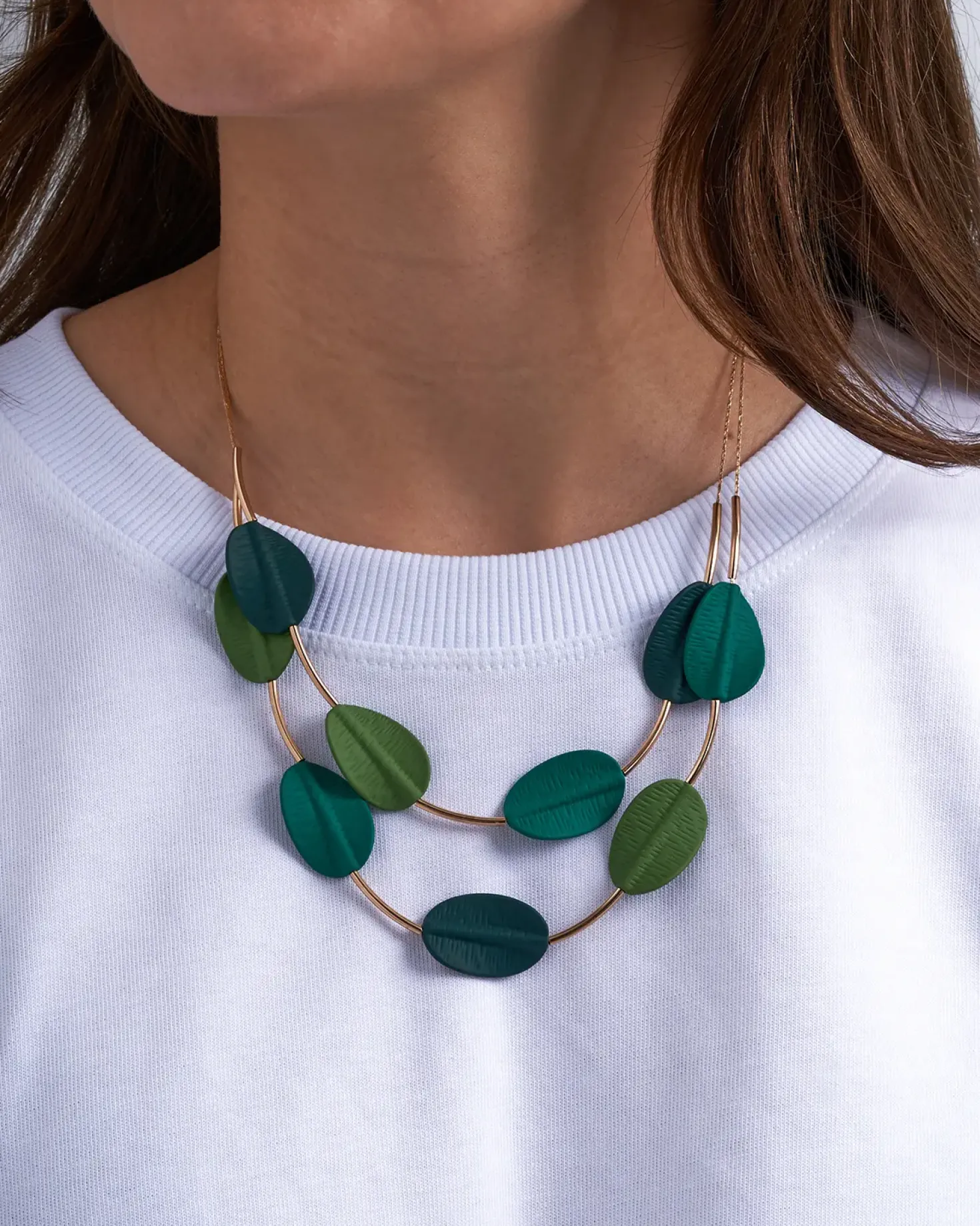 Collier multirangs - Forest Glow