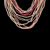 Collier multirangs - Funky Peach