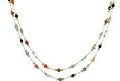 Collier multirangs - Gemstone Harmony