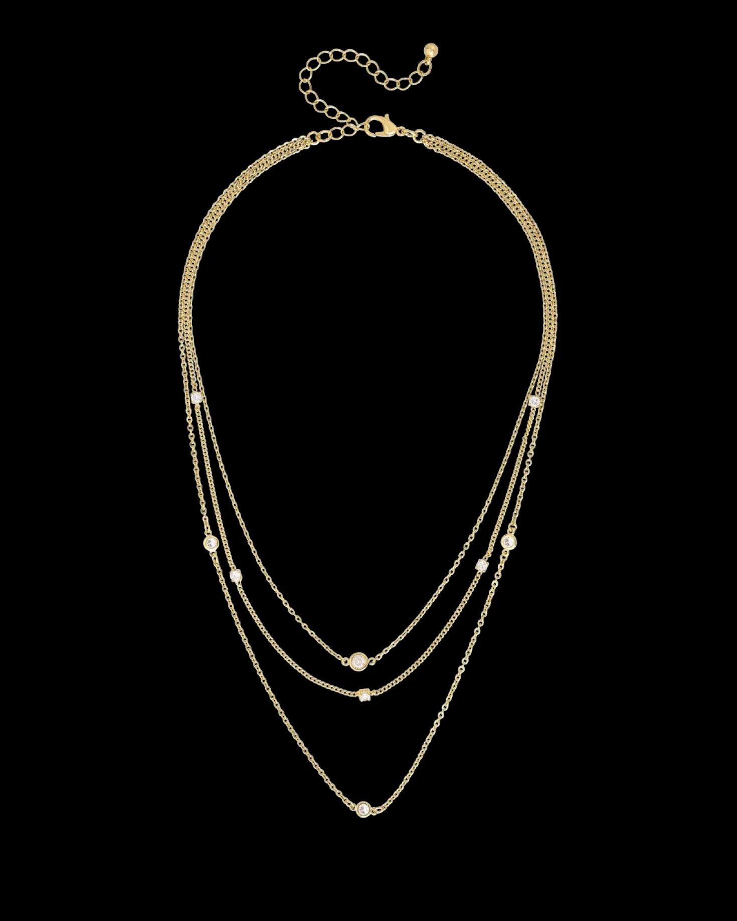 Collier multi-rangs - Golden Sparkle