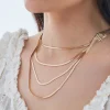 Collier multirangs - Golden Layers