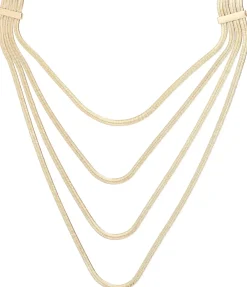 Collier multirangs - Golden Layers