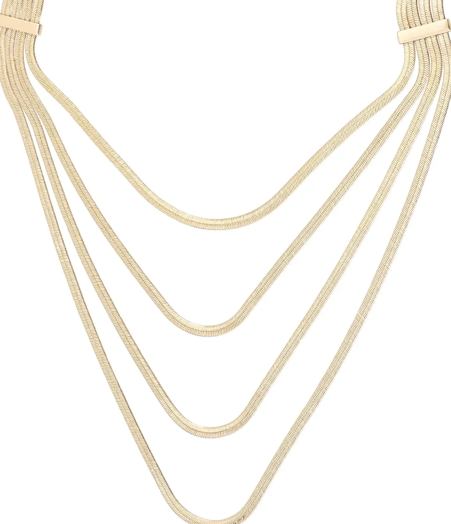 Collier multirangs - Golden Layers