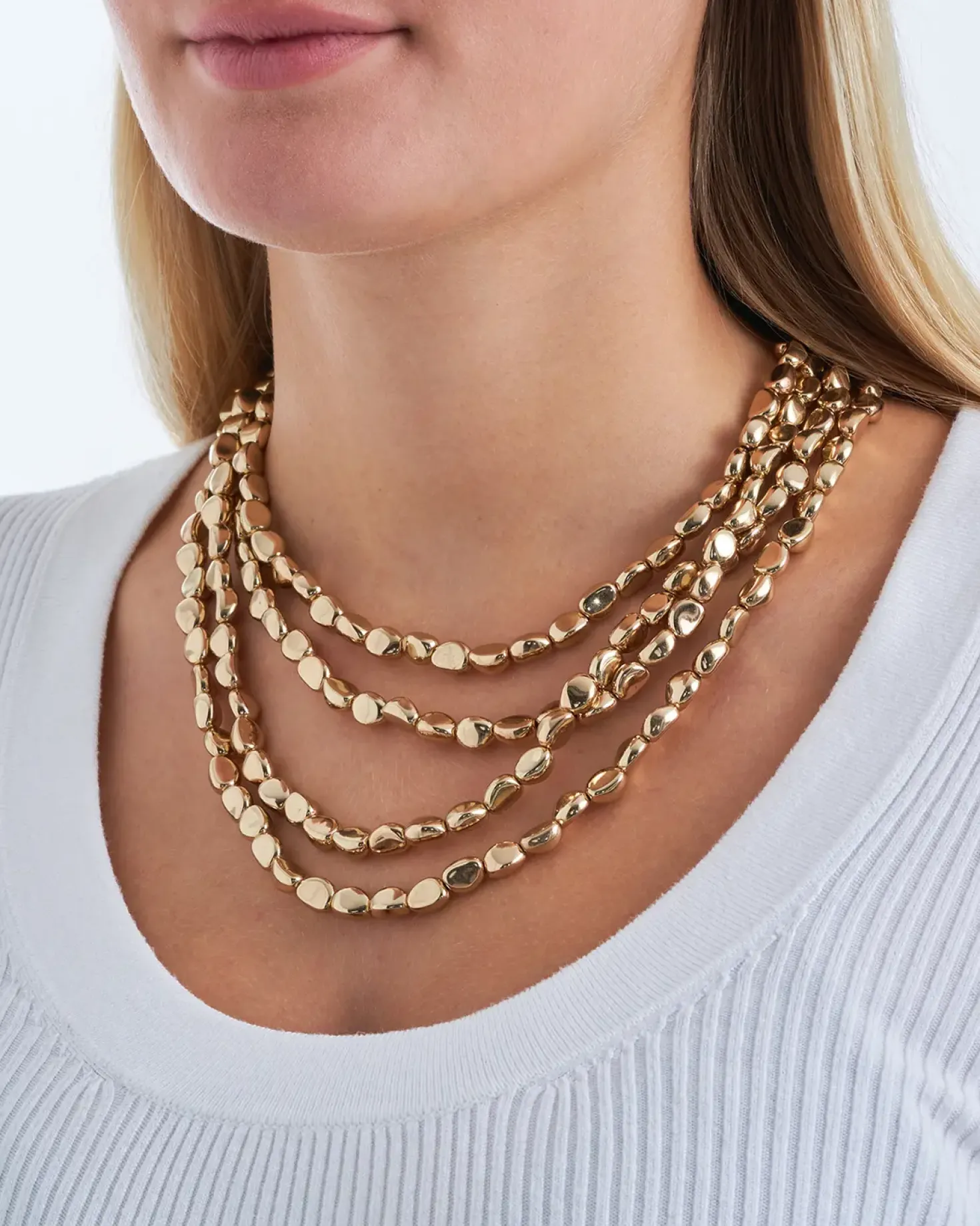 Collier multirangs - Golden Glow