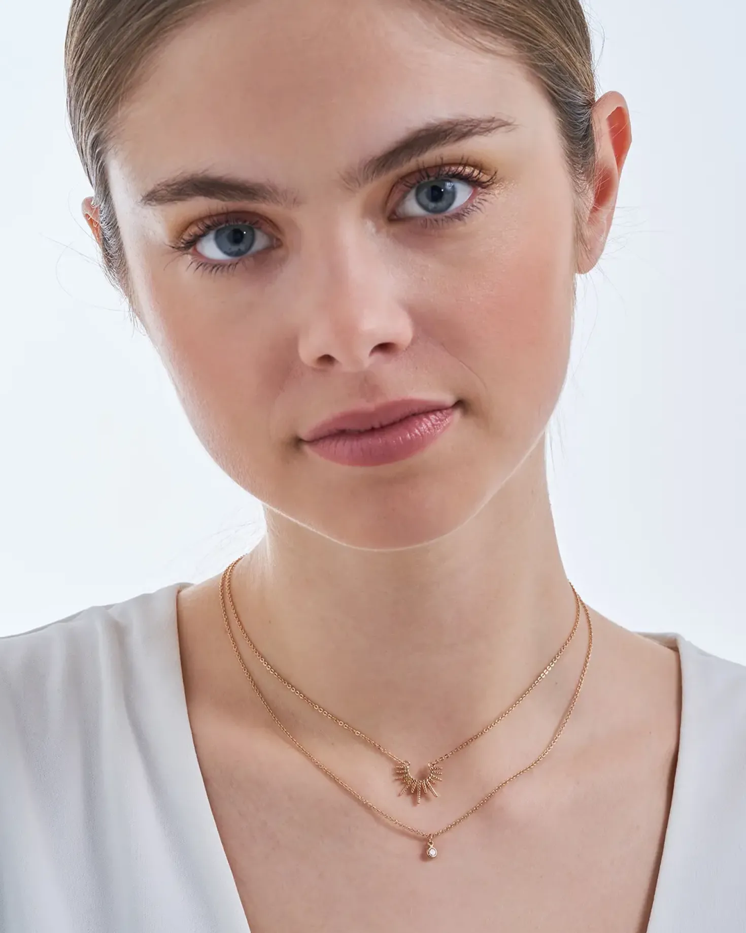 Collier multirangs - Golden Sunlight