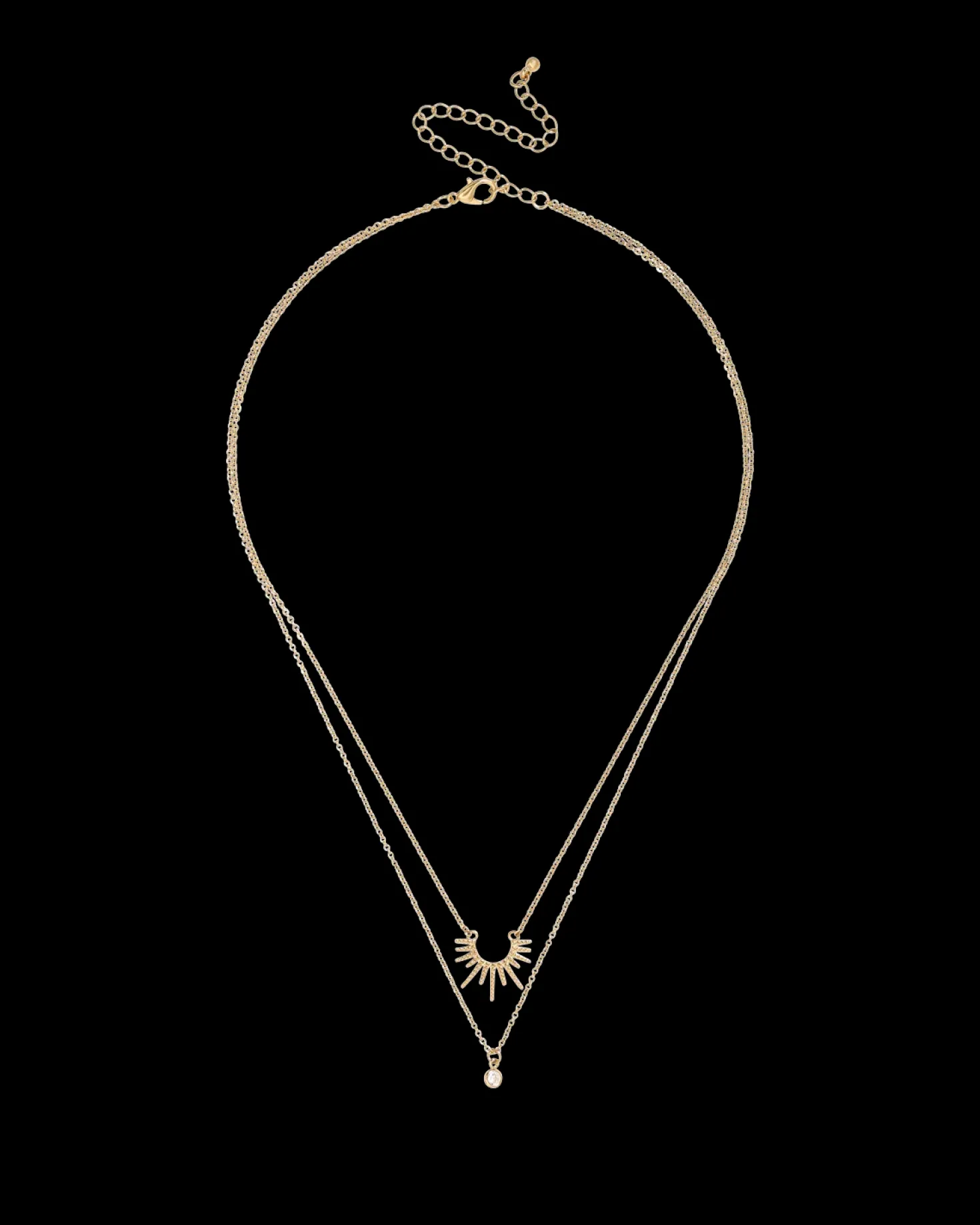 Collier multirangs - Golden Sunlight