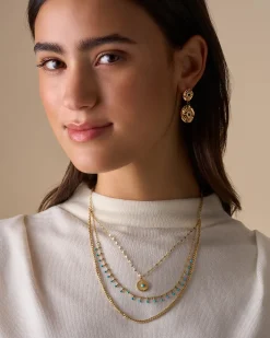 Collier multirangs - Golden Sundowner