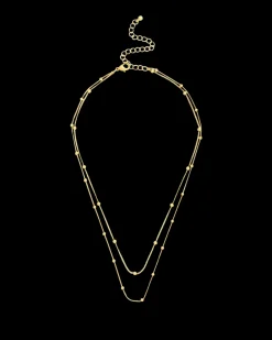 Collier multirangs - Golden Bubbles
