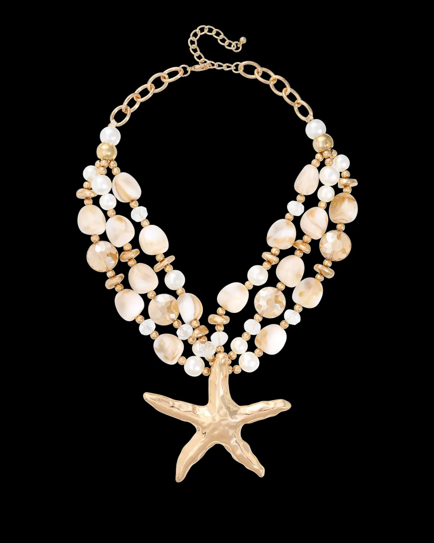 Collier multirangs - Golden Ocean