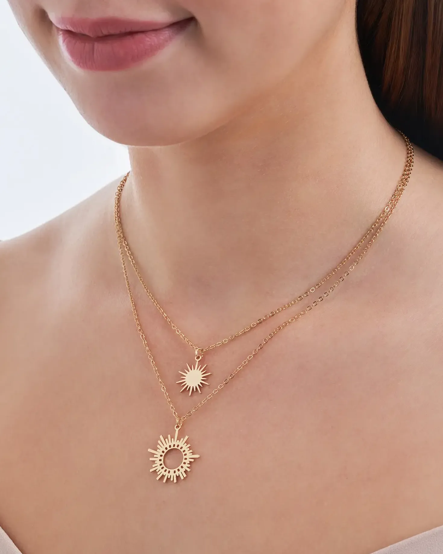 Collier multirangs - Golden Suns