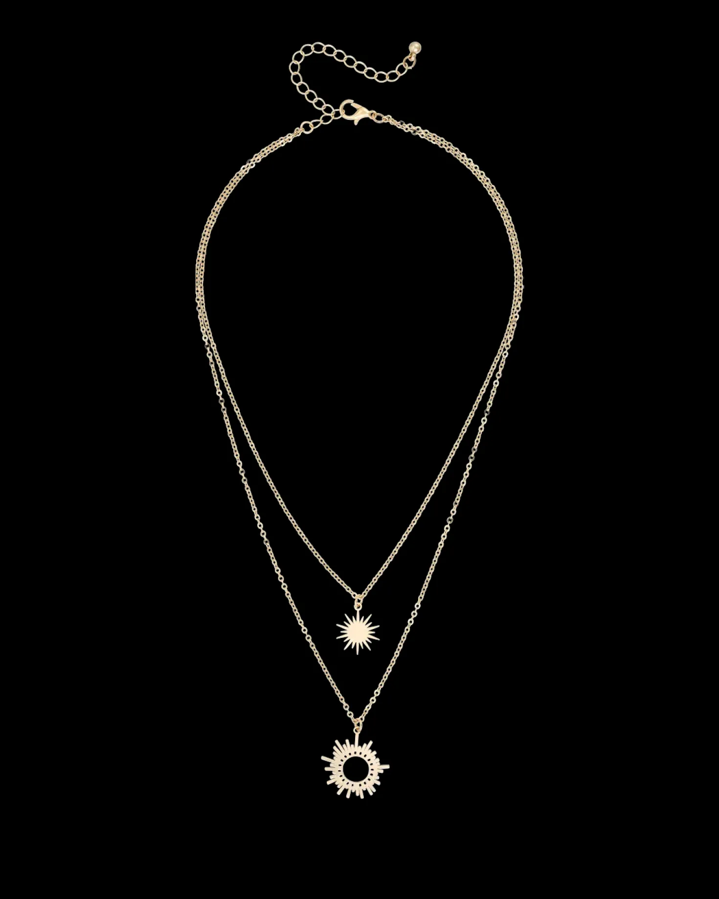 Collier multirangs - Golden Suns