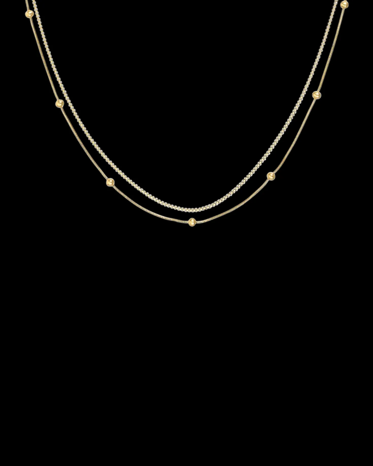 Collier multirangs - Golden Esteem