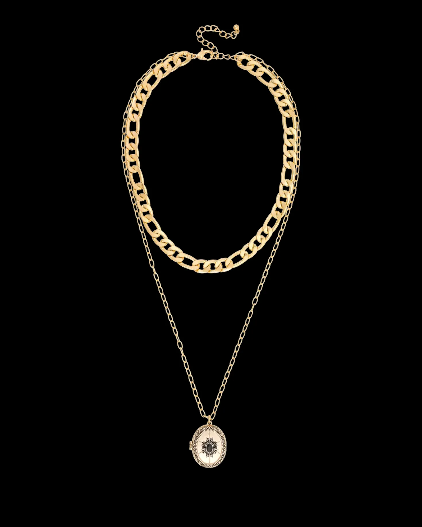 Collier multirangs - Golden Mystic