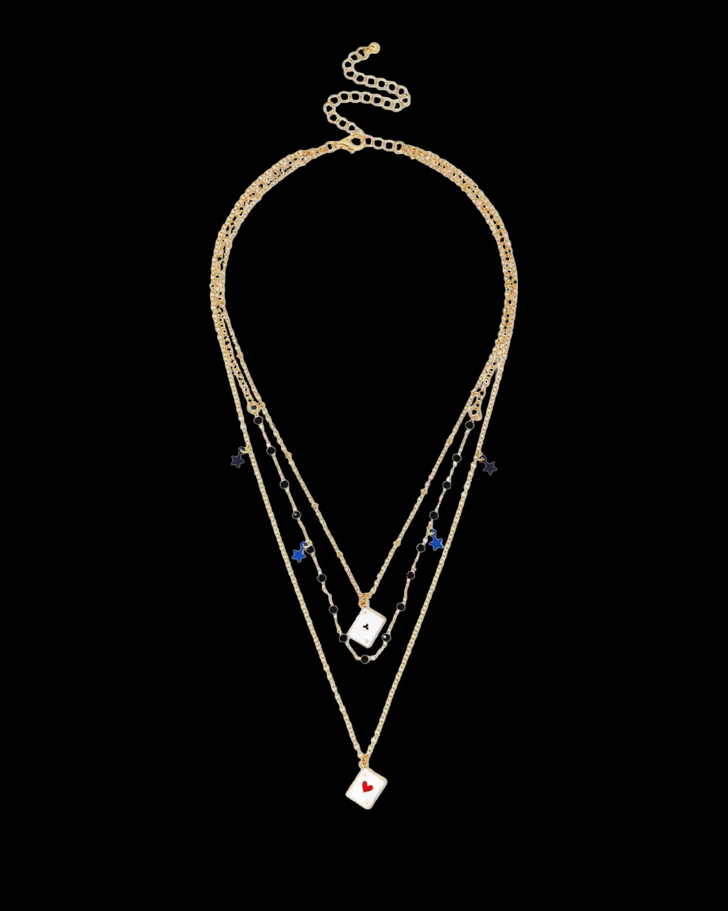 Collier multirangs - Golden Ace