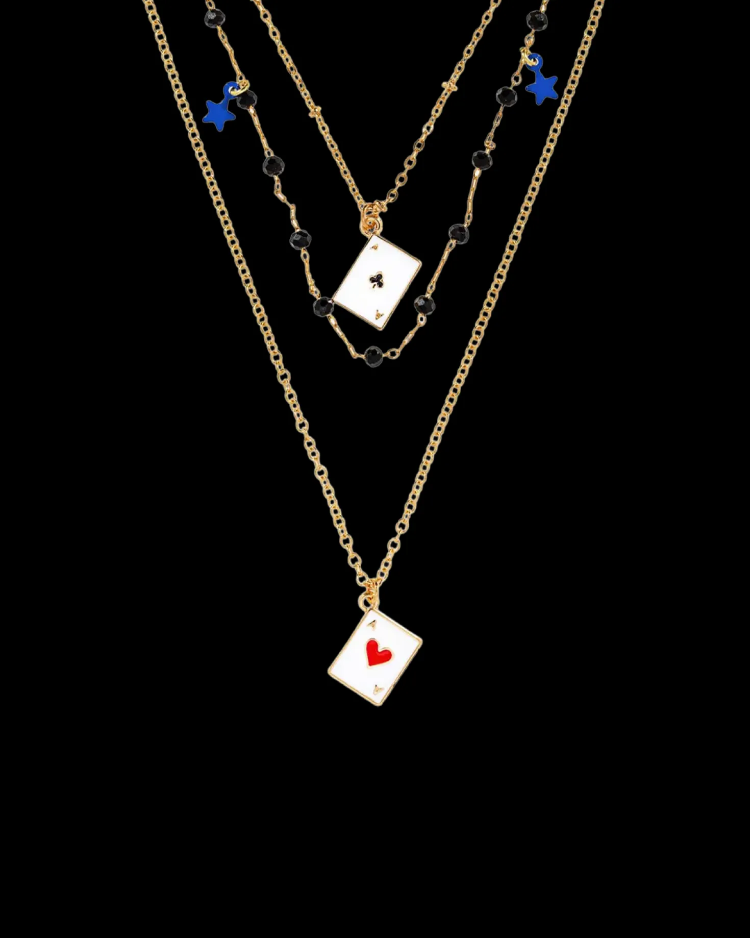 Collier multirangs - Golden Ace