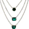 Collier multirangs - Gorgeous Green