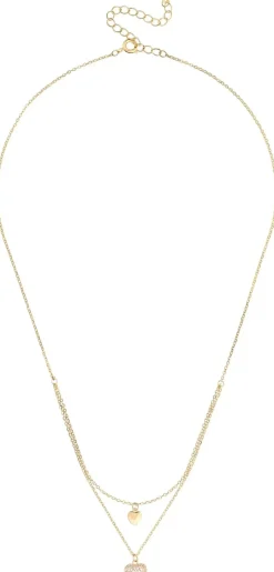 Collier multirangs - Heart Duo