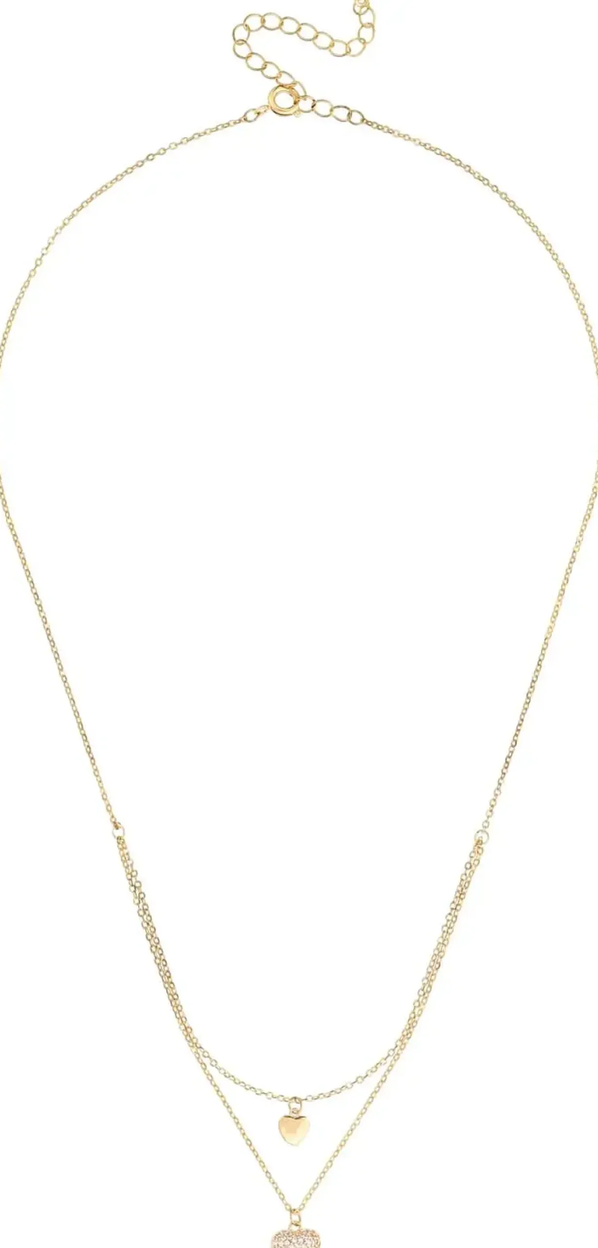 Collier multirangs - Heart Duo